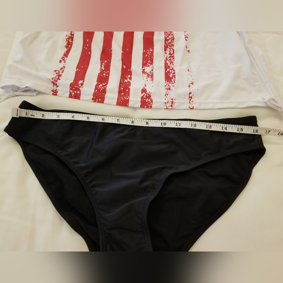 American flag Tankini Swimsuit XL - Picture 4 of 8